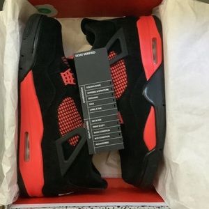 Jordan 4 thunder red size 13 ds
